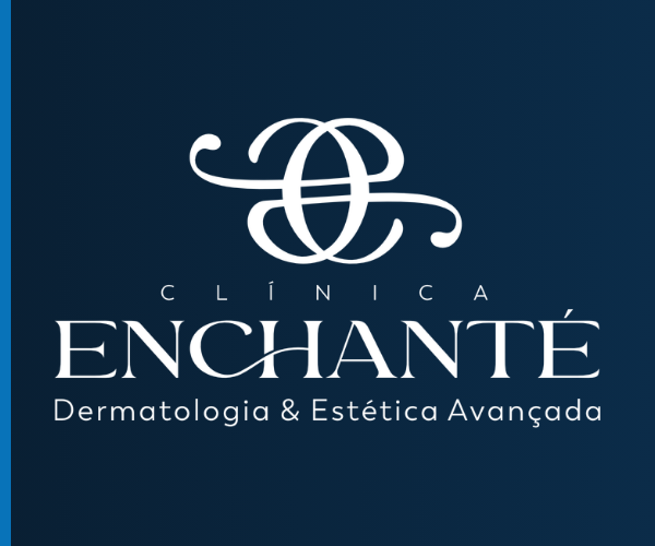 Logo da Clínica Enchanté, dermatologia e estética avançada cliente da AG Mídias