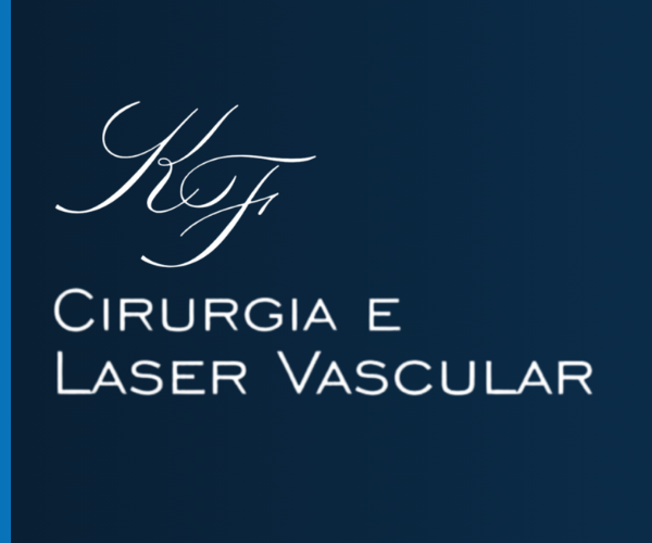 Logo da KF Cirurgia e Laser Vascular, clínica cliente do Método Elevare