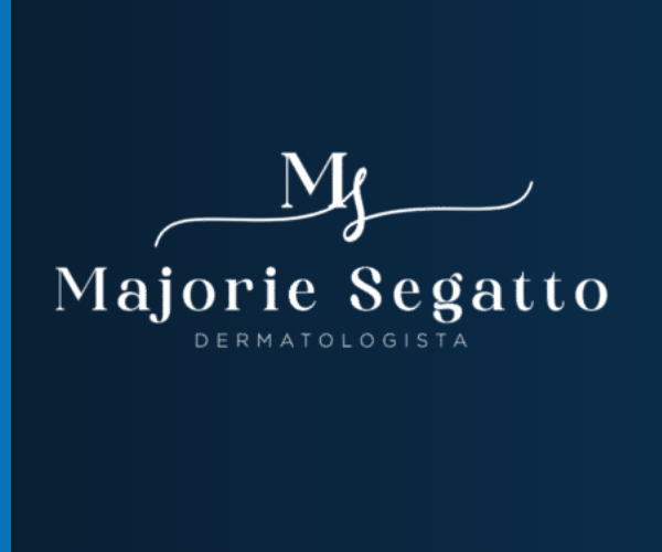 Logo da dermatologista Majorie Segatto, cliente da AG Mídias